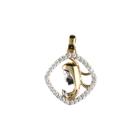 Charm Damiata Gioielli Mujer in Oro blanco Zircone 328/3/102-D199 - 328/3/102-D199